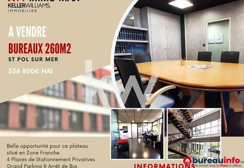 Bureaux à louer dans À vendre - bureaux de 240 m² à Dunkerque