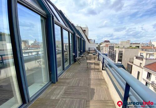 Bureaux à louer dans Centre ville. Terrasse privative sur jardin